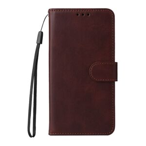 Peňaženkové puzdro Classic Leather case hnedé – Oppo Reno11 F 5G