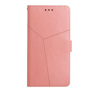 Peňaženkové puzdro Geometric Pattern case ružové – Oppo A78 5G