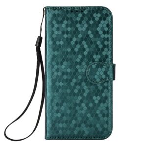 Peňaženkové puzdro Honeycomb Dot Texture Case zelené – Samsung Galaxy A35 5G
