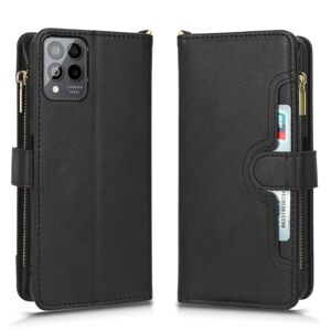Peňaženkové puzdro Litchi Wallet case čierne – T Phone Pro / T Phone Pro