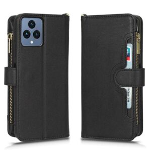 Peňaženkové puzdro Litchi Wallet case čierne – T Phone / T Phone