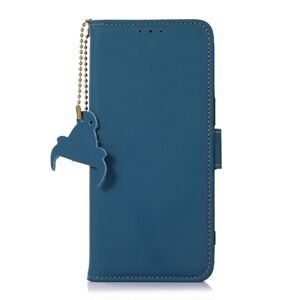Peňaženkové puzdro RFID Leather case modré – Xiaomi 13 Pro