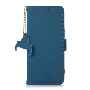 Peňaženkové puzdro RFID Leather case modré – Xiaomi 14