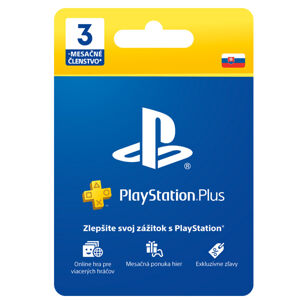 PlayStation Plus Gift Card 3 Month Membership SK