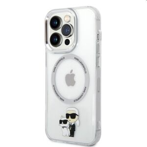 Puzdro Karl Lagerfeld MagSafe IML Karl and Choupette NFT pre Apple iPhone 14 Pro Max, transparentné 57983112456