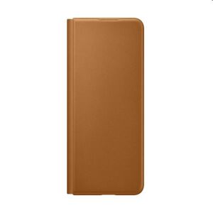 Puzdro Leather Flip Cover pre Samsung Galaxy Z Fold3, camel EF-FF926LAEGWW