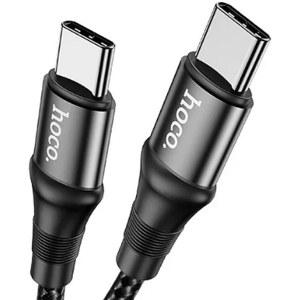 Kábel HOCO Exquisito X50, USB-C na USB-C PD 100W, 1m, čierny