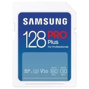 Samsung SDXC karta 128 GB PRO Plus + USB adaptér MB-SD128SBWW