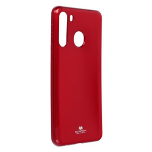 Silikónové puzdro na Samsung Galaxy A21 Jelly Mercury červené