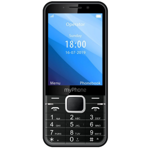 myPhone Up, Dual SIM, Black - SK distribúcia