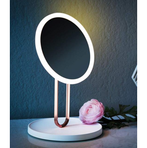 Kozmetické Make-Up zrkadlo iMirror Balet nabíjací s LED Line osvetlením ružové