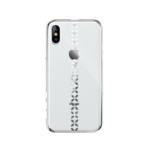 Plastové puzdro Devia Lucky Star pre Apple iPhone XS Max strieborné