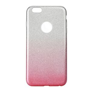 Silikónové puzdro Forcell Shining pre Apple iPhone 6/6S ružovo transparentné