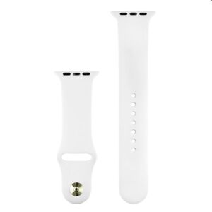 Silikónový remienok COTEetCI pre Apple Watch 424445mm, biely CS2086-WH