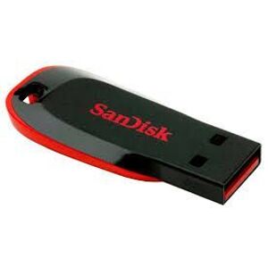 USB kľúč 16 GB Pendrive CRUZER BLADE Sandisk čierny