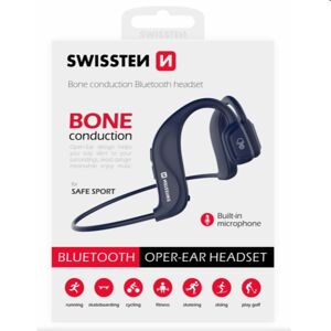 Swissten Bluetooth Earbuds bone conduction, modré 51106092