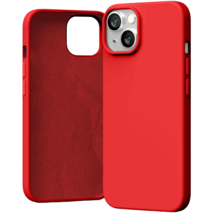 Silikónové puzdro na Apple iPhone 15 Plus Mercury Silicone červené