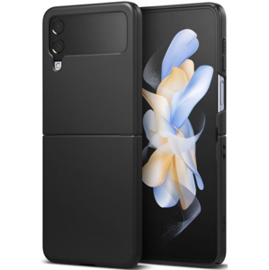 Silikónové puzdro na Samsung Galaxy Z Flip 4 5G F721 Ringke Slim UltraThin čierne