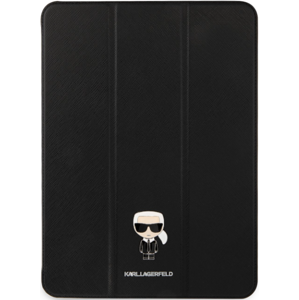 Diárové puzdro Karl Lagerfeld na Apple iPad Pro 12.9 KLFC12OKMK Karl Lagerfeld Metal Saffiano Black