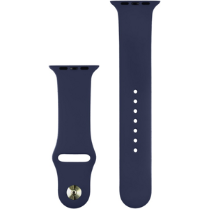Náhradný remienok na Apple Watch 42/44/45/49mm COTECi Silicone Sports Strap Midnight Blue
