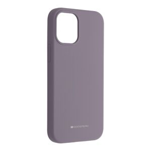 Silikónové puzdro na iPhone 12 Mini Mercury Silicone levanduľové