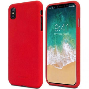 Silikónové puzdro na Apple iPhone 13 Pro Max Mercury Soft červené