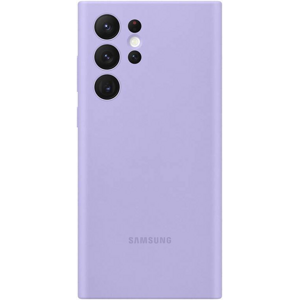 Silikónové puzdro Samsung na Samsung Galaxy S22 Ultra 5G S908 EF-PS908TVE Silicone Cover fialové