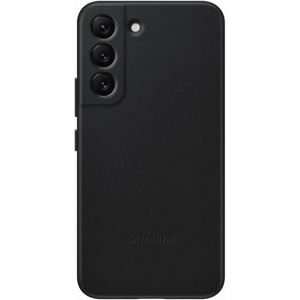 Kožené puzdro Samsung na Samsung Galaxy S22 5G S901 EF-VS901LBE Soft Leather čierne