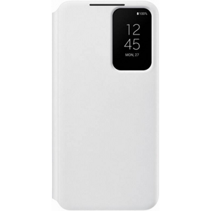 Diárové puzdro Samsung na Samsung Galaxy S22 5G S901 EF-ZS901CWE Clear View biele