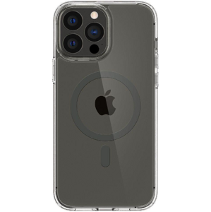 Odolné puzdro na Apple iPhone 13 Pro Max Spigen Ultra Hybrid MagSafe sivé
