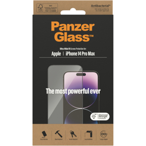 Tvrdené sklo na Apple iPhone 14 Pro Max PanzerGlass UWF AB čierne