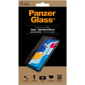 Tvrdené sklo na Xiaomi Redmi Note 11/11S PanzerGlass Case Friendly čierne