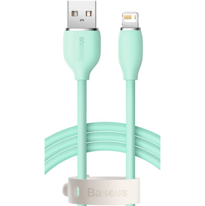 Kábel Baseus Jelly Liquid, USB na Lightning 2,4A, 1.2m, zelený