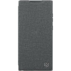 Diárové puzdro na Samsung Galaxy S23 Ultra 5G S918 Nillkin Qin Book Pro Cloth sivé
