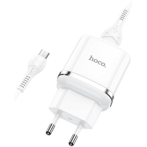 Rýchlonabíjačka HOCO N3 USB 3A QC3.0 + micro kábel biela