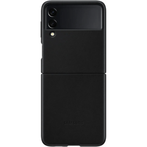 Kožené puzdro Samsung na Samsung Galaxy Z Flip3 5G F711 EF-VF711LBE Leather čierne