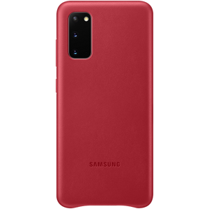 Kožené puzdro Samsung na Samsung Galaxy S20+ G985 EF-VG985LR Leather Cover červené