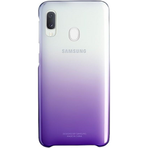 Silikónové puzdro Samsung na Samsung Galaxy A20e A202 EF-AA202CV Gradation Cover fialové