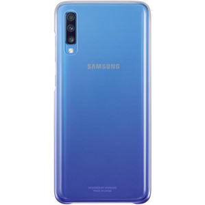 Silikónové puzdro Samsung na Samsung Galaxy A70 LTE A705 EF-AA705CV Gradation Cover fialové