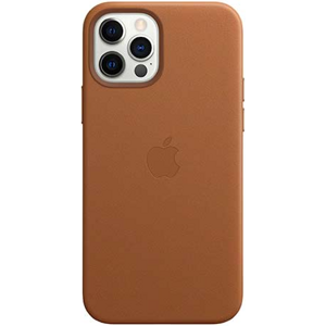 Kožené puzdro Apple na Apple iPhone 12/12 Pro MHKF3ZM/A Leather Case with MagSafe Saddle Brown