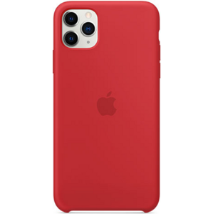 Silikónové puzdro Apple na Apple iPhone 11 Pro Max MWY2ZFE/A Silicone Case (PRODUCT)RED