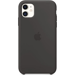 Silikónové puzdro Apple na Apple iPhone 11 MWVU2ZM/A Silicone Case Black