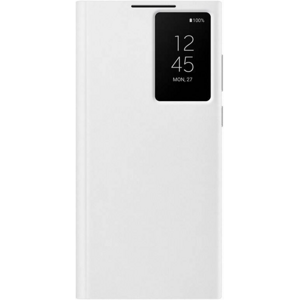 Diárové puzdro Samsung na Samsung Galaxy S22 Ultra 5G S908 EF-ZS908CWE Clear View biele