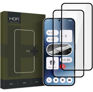 Tvrdené sklo na Nothing Phone 2a Hofi Pro+ 9H celotvárové čierne (2ks)