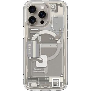Odolné puzdro na Apple iPhone 15 Pro Max Spigen Ultra Hybrid Mag MagSafe Zero One Natural Titanium