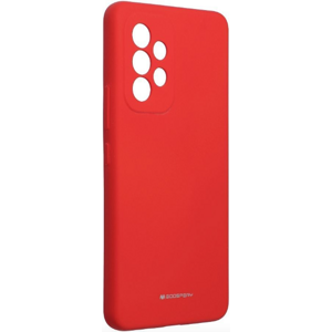 Silikónové puzdro na Apple iPhone X/XS Mercury Silicone červené