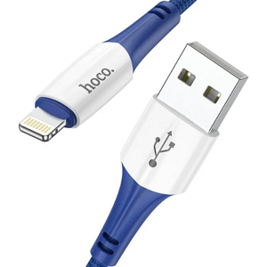 Kábel HOCO Ferry X70, USB na Lightning 8-pin 2,4A, 1m, modrý