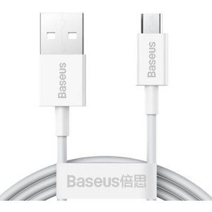 Kábel Baseus Superior CAMYS-02, microUSB 2A, Fast Charging, 1m, biely