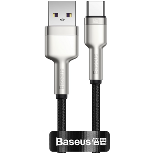 Kábel Baseus Cafule CAKF000001, USB na USB-C 66W, 0,25m, čierny