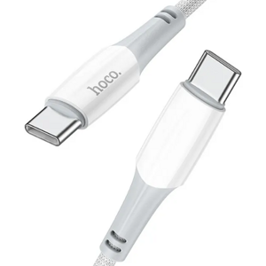 Kábel HOCO Ferry X70, USB-C na USB-C PD60W 3A, 1m, biely